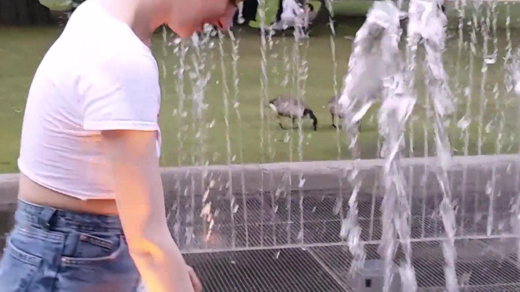 Lynn Tonic Public Boob Show