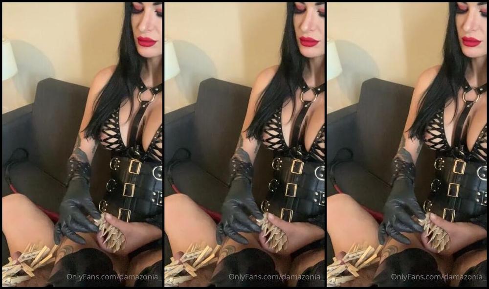 Mistress Damazonia Just A Girl And Some Clothespins P
