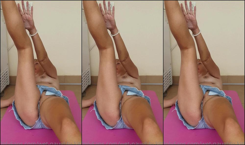 Wet Naughty Kitty Spoiling You Boys Now You Don T Usually See How The Milf Next Door Exercises Do You I Ha