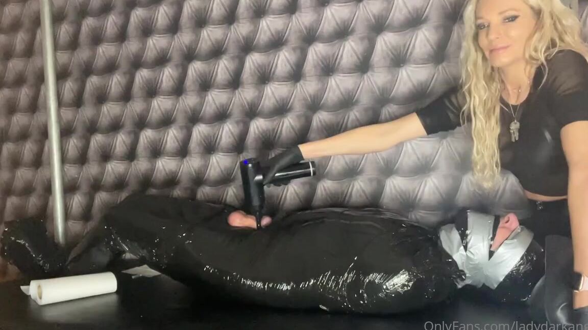 Ladydarkangeluk Onlyfans Wrapped And Teased Slavep
