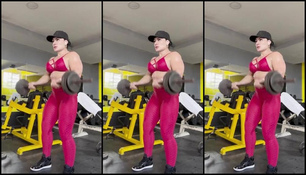 Quadsgoddess Nicknamed Quadsgoddess 09 14 2023 Onlyfans Video Workout In My Hot Red Gym Outfit Ftfm
