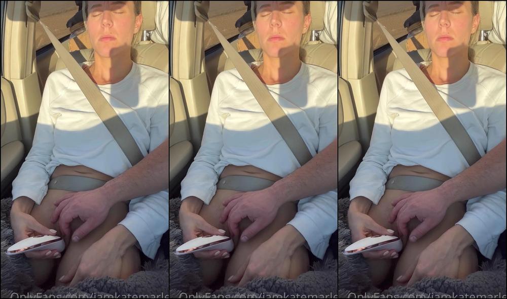 Iamkatemarley The Best Way To Kill Time On A Road Trip Masturbating Handjobs Sex On The Hood Of The C