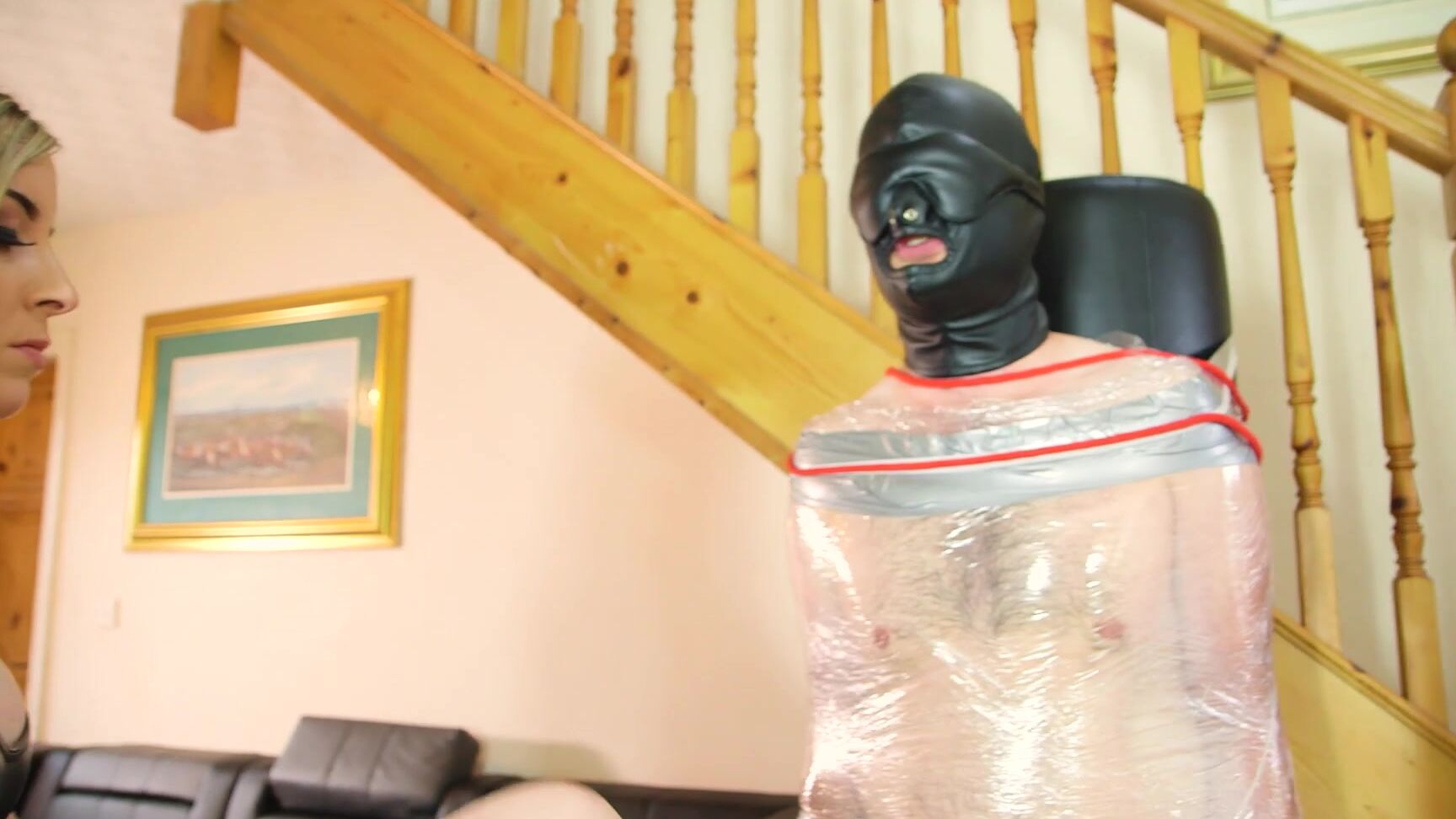 Femdom,Ballbusting,Bondage Male,CBT,Female Domination,Femdom sophieshox human ballbusting punchbag ManyVids