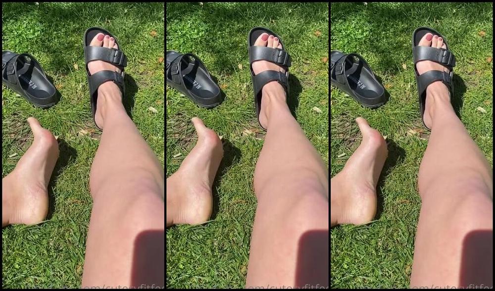 Goddessaylavip 04 15 2021 Onlyfans Video Beautiful Video At The Park Showing Off My Birkenstocks And Feet In Public H