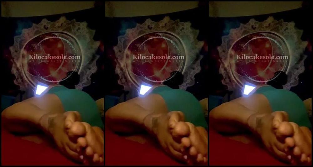 Atlfootjobqueen Aka Kilocakesole Onlyfans Pov I Caught You Jacking Off On My Soles While I Wasnt Looking
