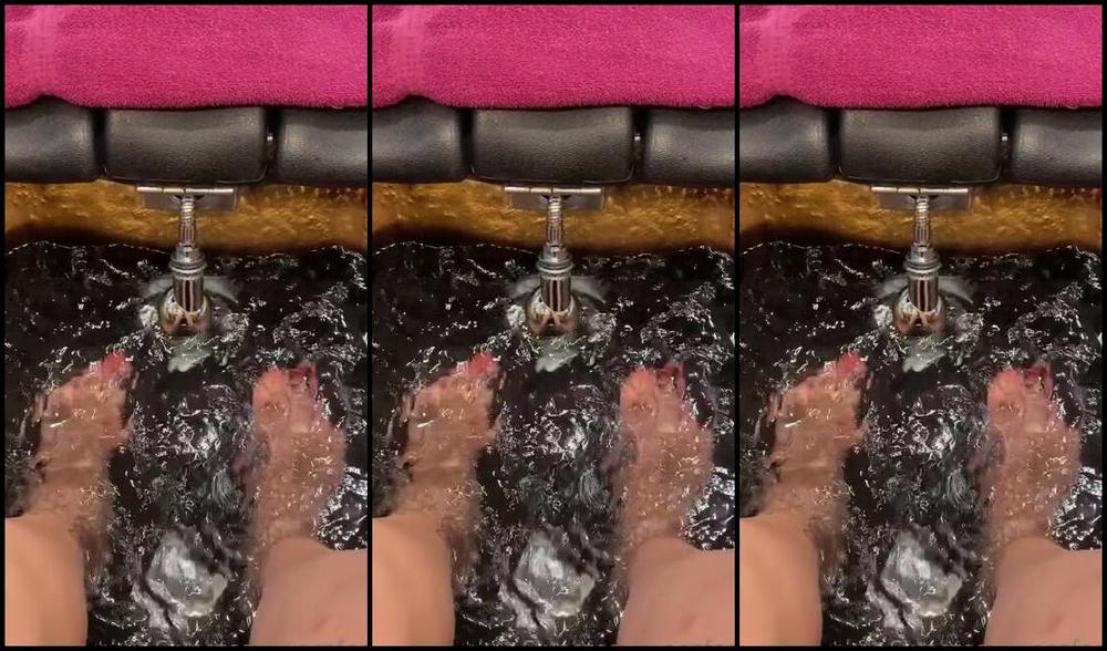 Goddess Rhonda Aka Sweetesthangsfeet Onlyfans New Pedi Time There Is A Lil Video In The Middle Of The Pictures 5