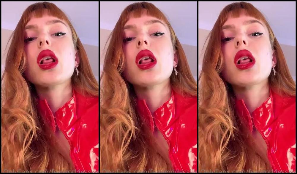 Femgoddesskira Onlyfans Catch My Spit Q