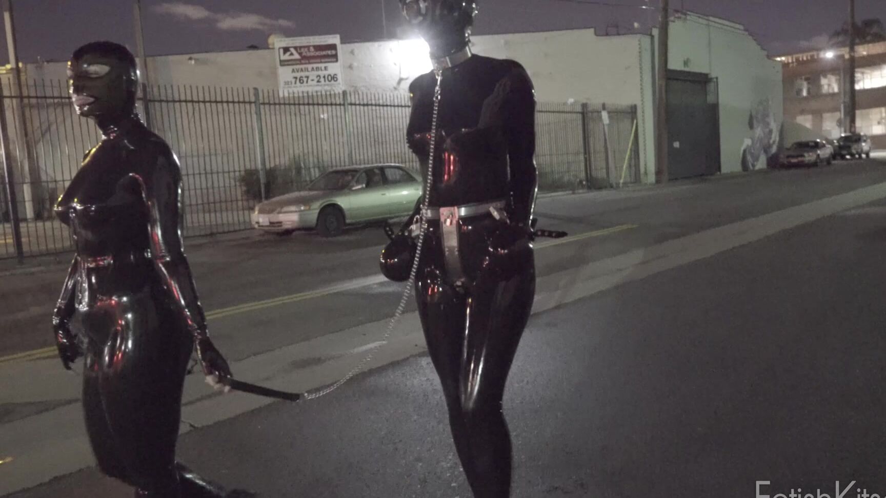 Fetish, Rubber, Latex Nenetl Avril, Miss Kitsch - Out for a Walk fetishkitsch.com