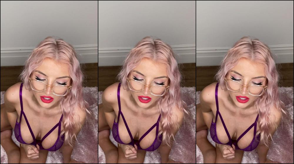 CutieDaisyMay093 SPH in purple lingerie manyvids