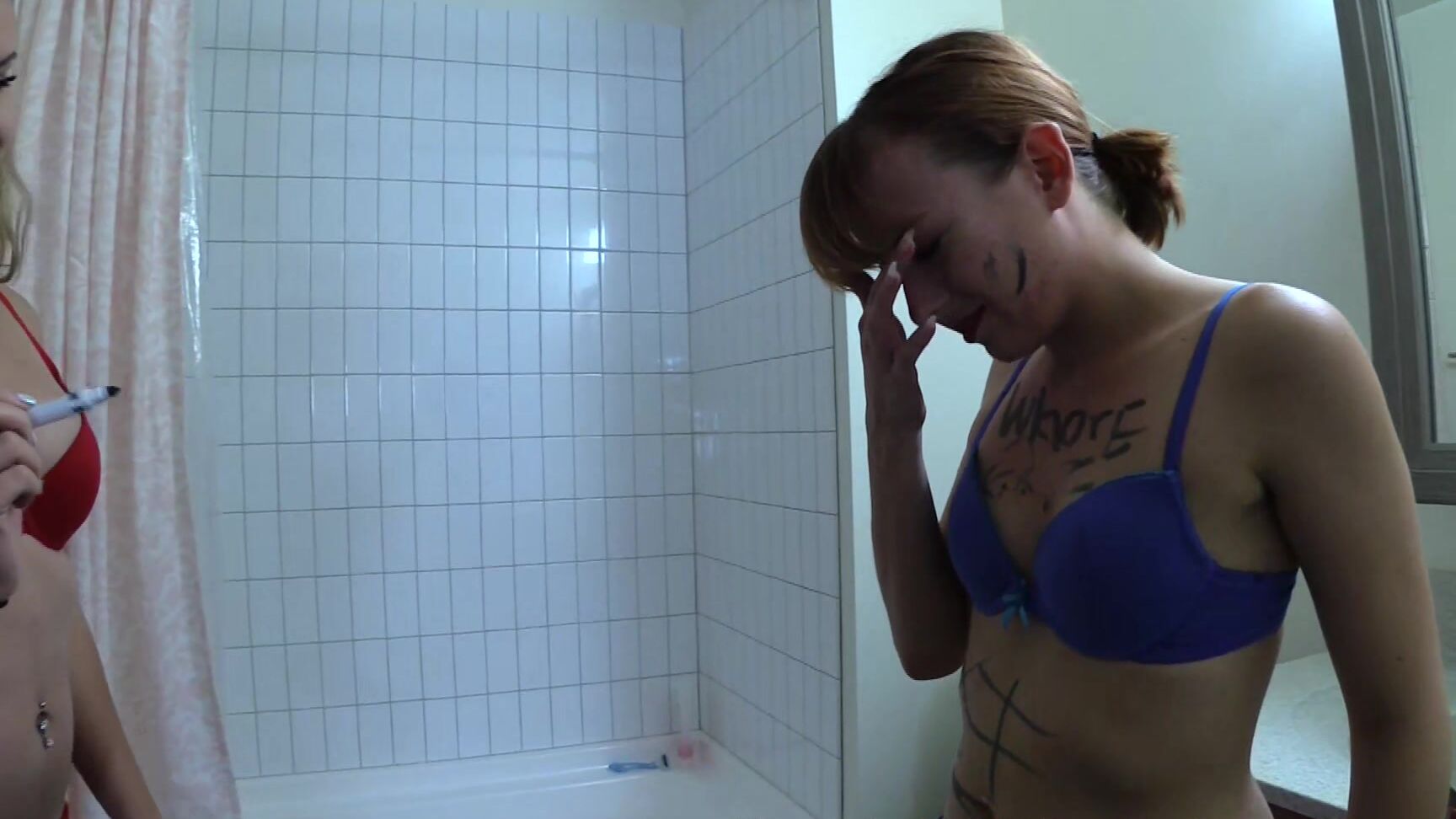 Bratprincess Chloe Lizzy Whores Face Washed In Toilet Extreme Cruel Humiliation