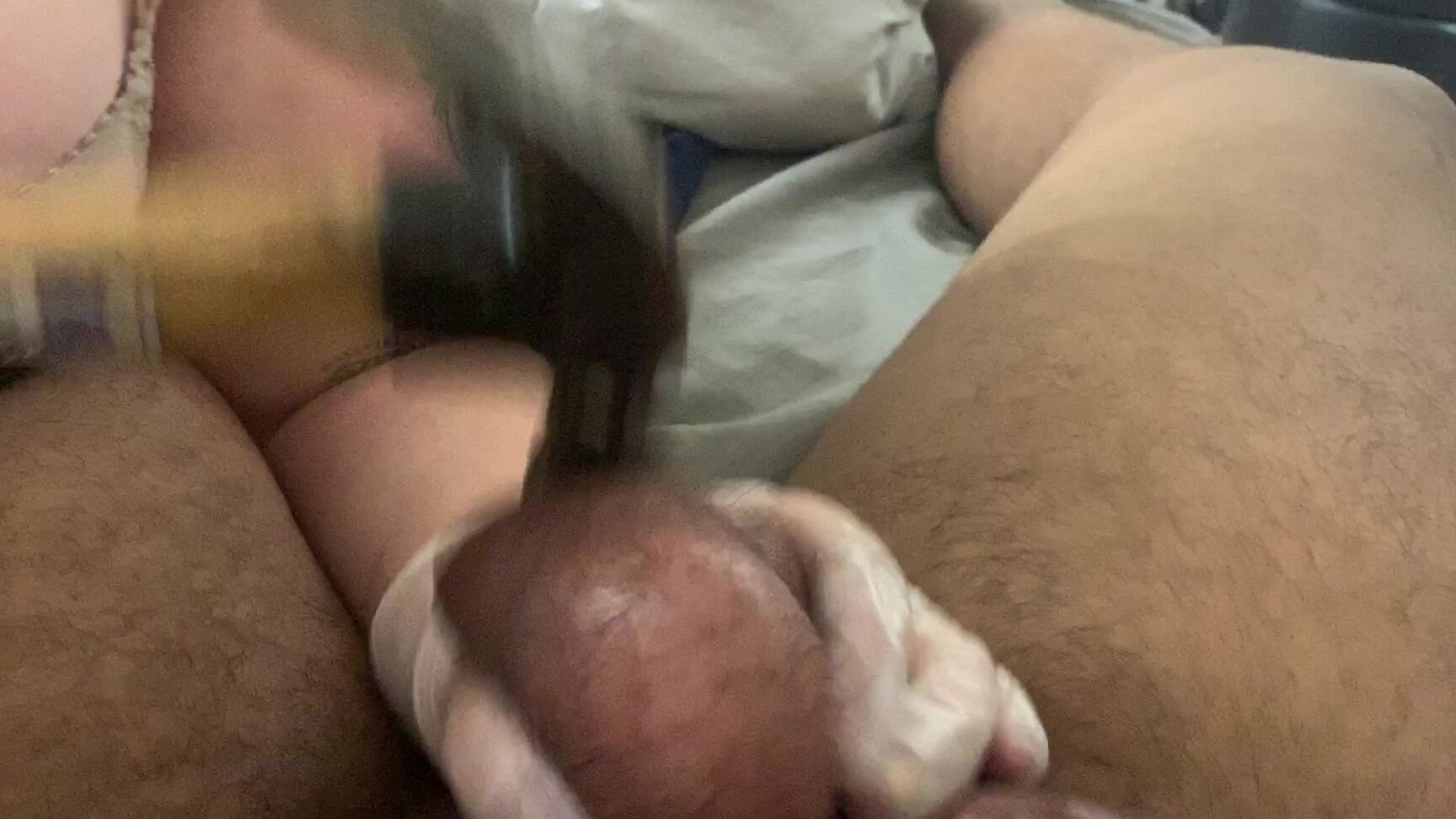 Ballbustingbitch Latex Clad Hammering Down His Nuts