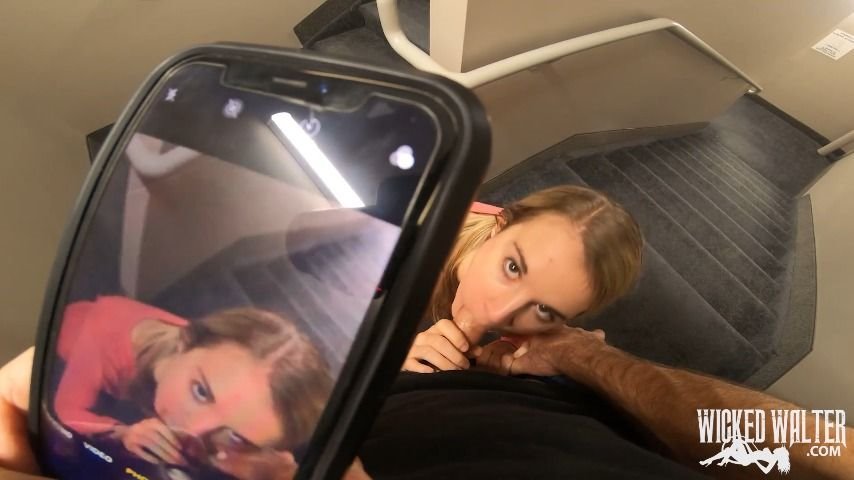 Public Nudity,Blowjob,Facials,Public Blowjob xxxrayrayxxx the sloppy stairwell blowjob ManyVids