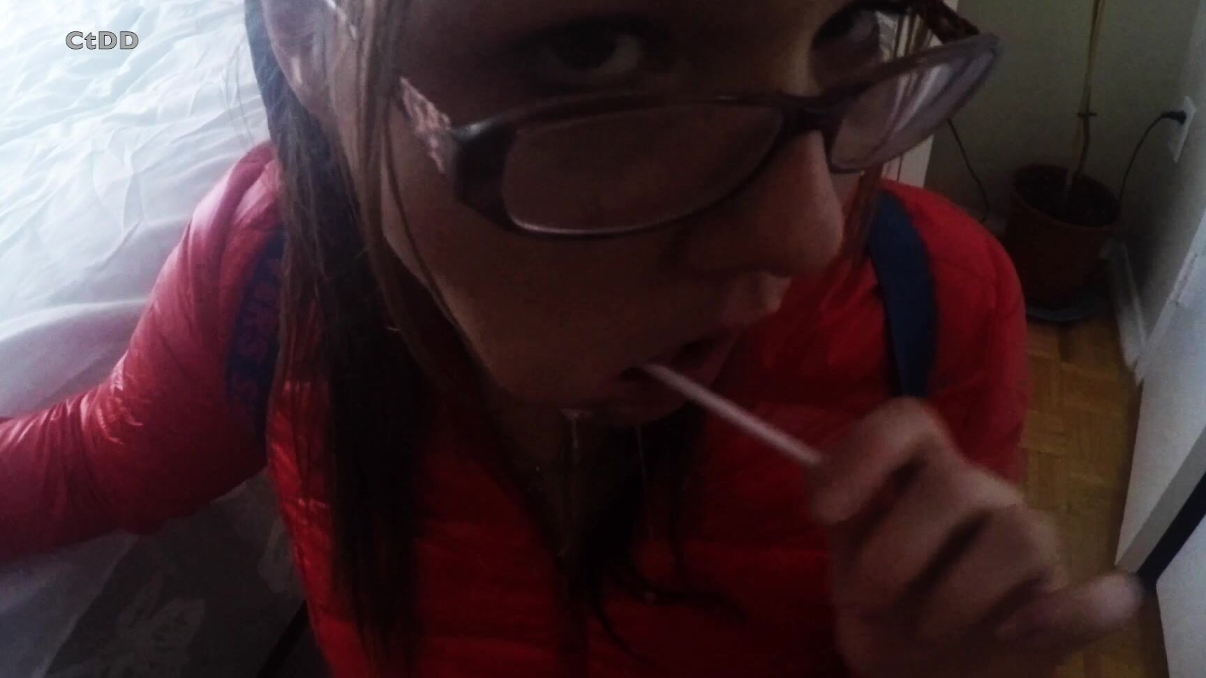 Dirtykristy Lolly Lover Blowjob Puffy Down Jacket
