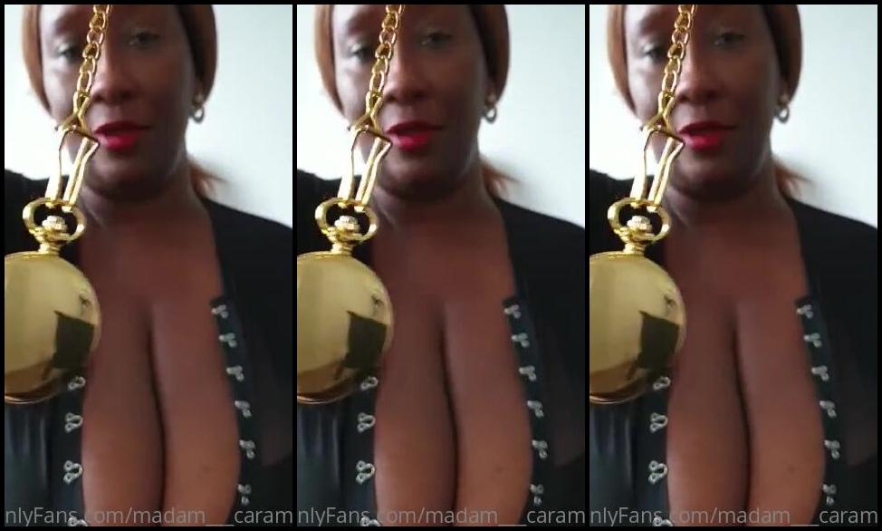 Madam Caramel Onlyfans You Will Suck Cock For Me Under My New Technique Seat Down Relax And Listen