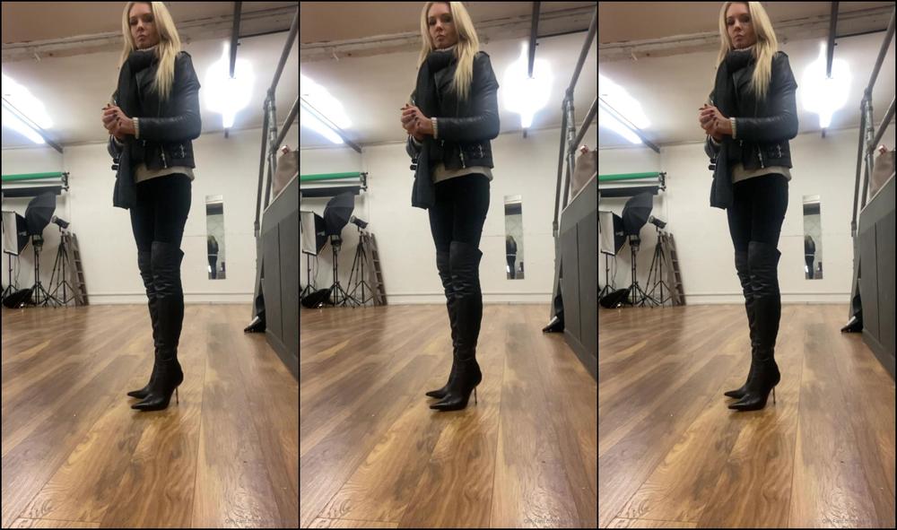 Lady Dark Angel Going Home Freezing Out There