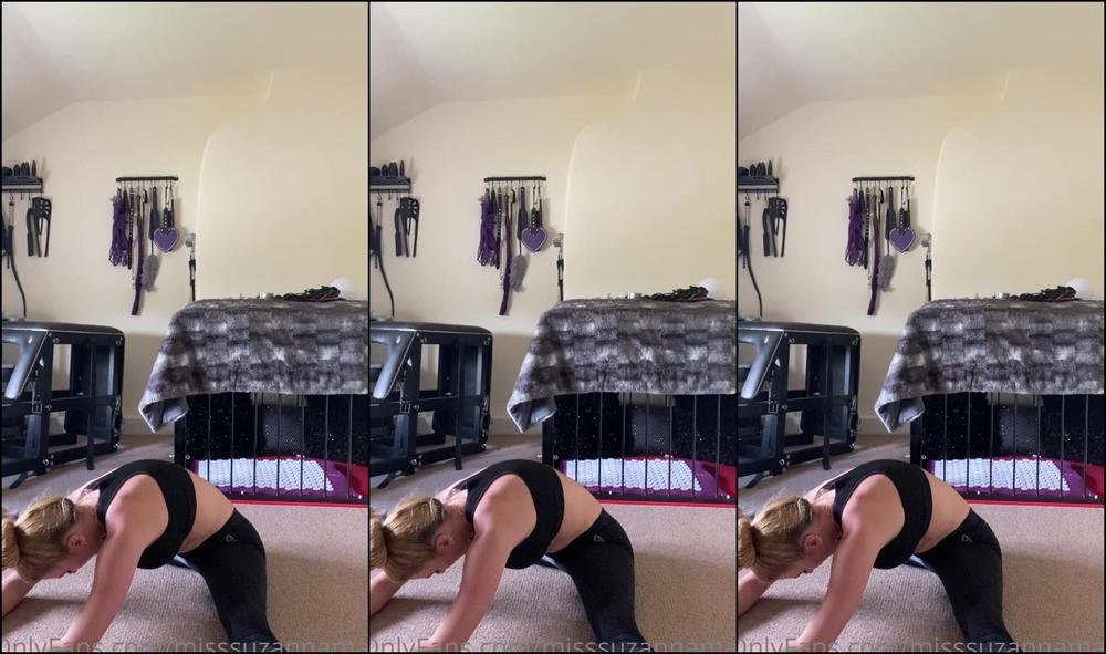 Misssuzannamax A Rare Treat For You Letting You Be The Voyeur After A Workout I M Inviting You