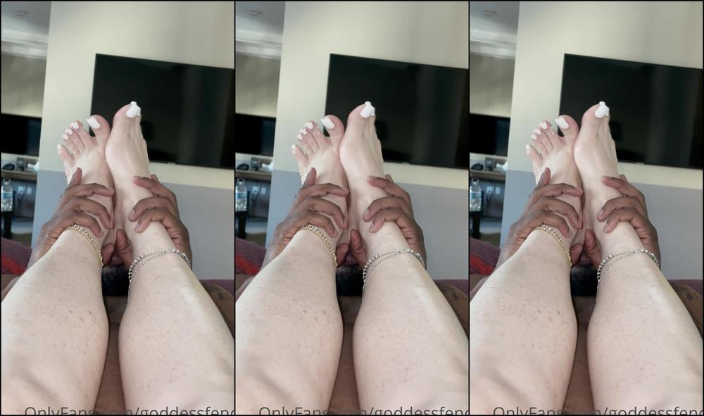 Goddessfendi 2483217194 06 09 2022 Omg I Love The Way He Worships Meeeee Nibbling On My Heels It Top Tier