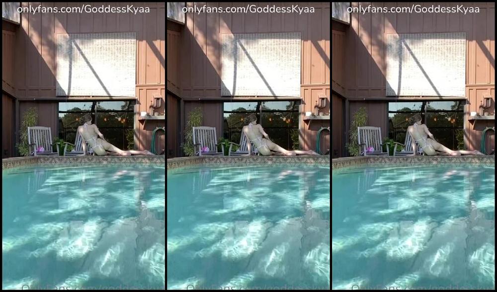 Goddess Kyaa Nicknamed Goddesskyaa Onlyfans A Treat For My Addicts Today I Made This Yesterday While Lounging By The Pool You Re Welcome