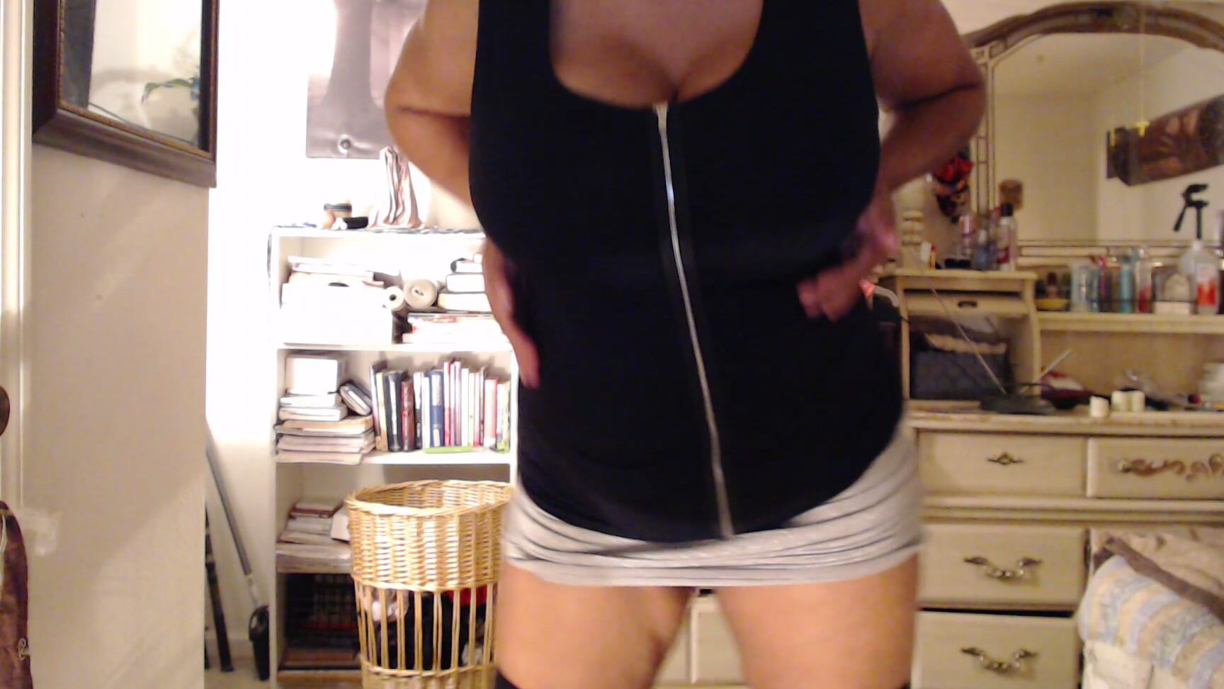 Jenni Knight Custom Trying On Bras Wsee Thru Tops