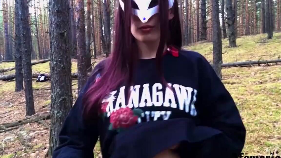 Afemeria 125.Naughty Schoolgirl Walks in the Woods, Nude and Shows Tits Pornhub