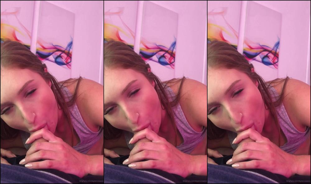 Skylarsnowxxx When I Get Horny All I Wanna Do Is Play With My Titt