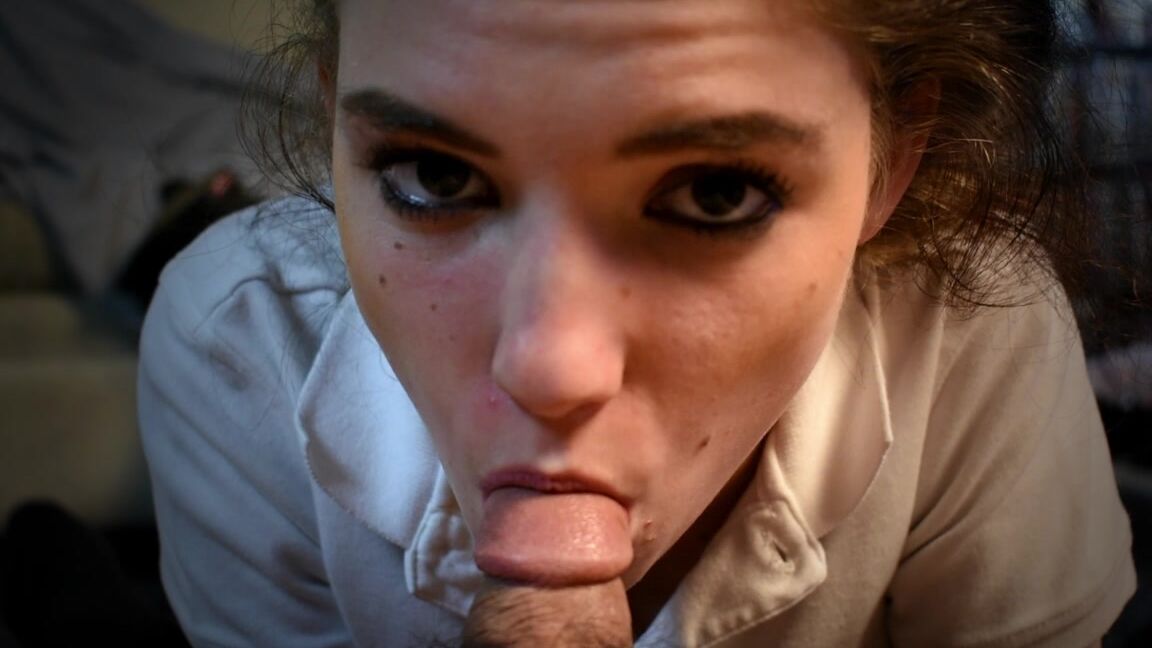 18 & 19 Yrs Old, Teens, Blowjob, Eye Contact, Barely Legal submissive teen pov teen lana adams rare first blowjob ManyVids