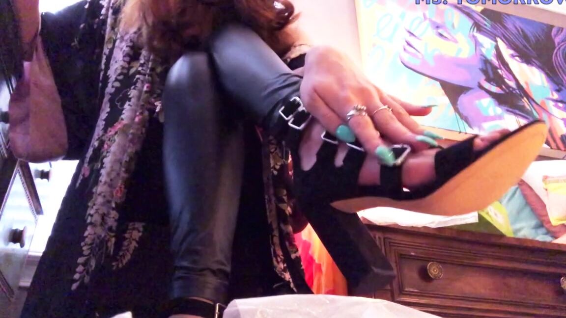 DommeTomorrow - HEELS SLAVE In CHASTITY Clips4Sale