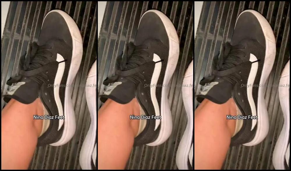 Nina S Feet Nicknamed Ninadiaz Feet Onlyfans Taking Off The Smelly Sneakers At The Gym Sweaty Foot Fetish And Dirty Socks In This