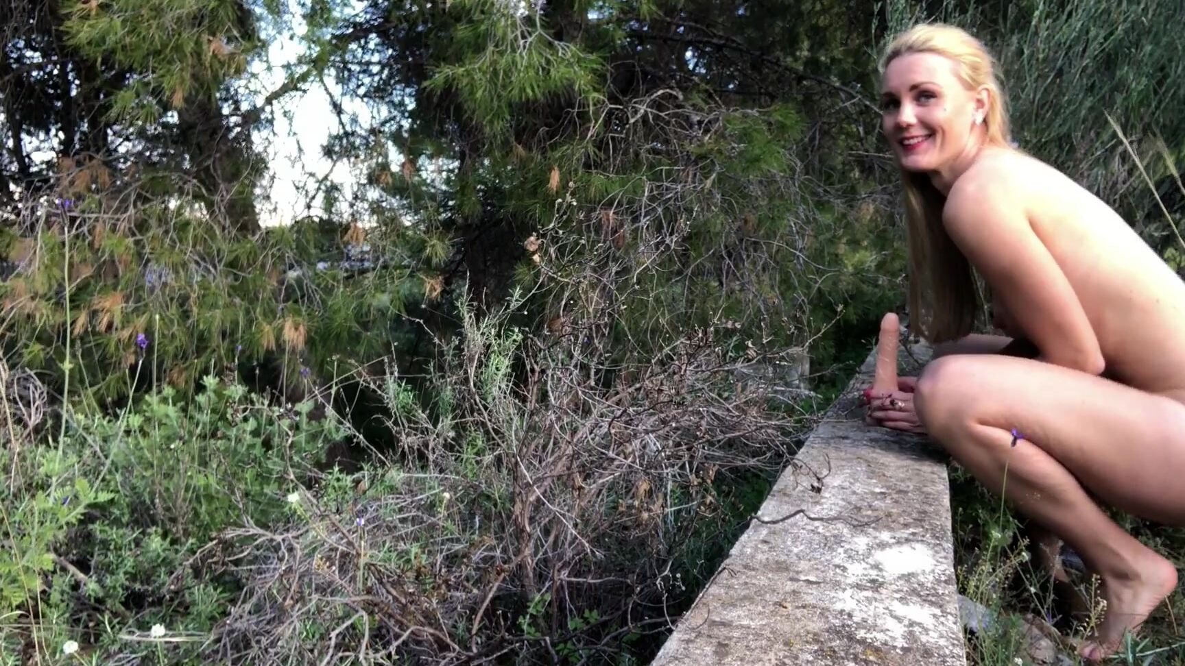 Public Outdoor, Public Nudity, Exhibitionism, Public Flashing, Outdoors iviroses naked dildo fucking marathon in public ManyVids