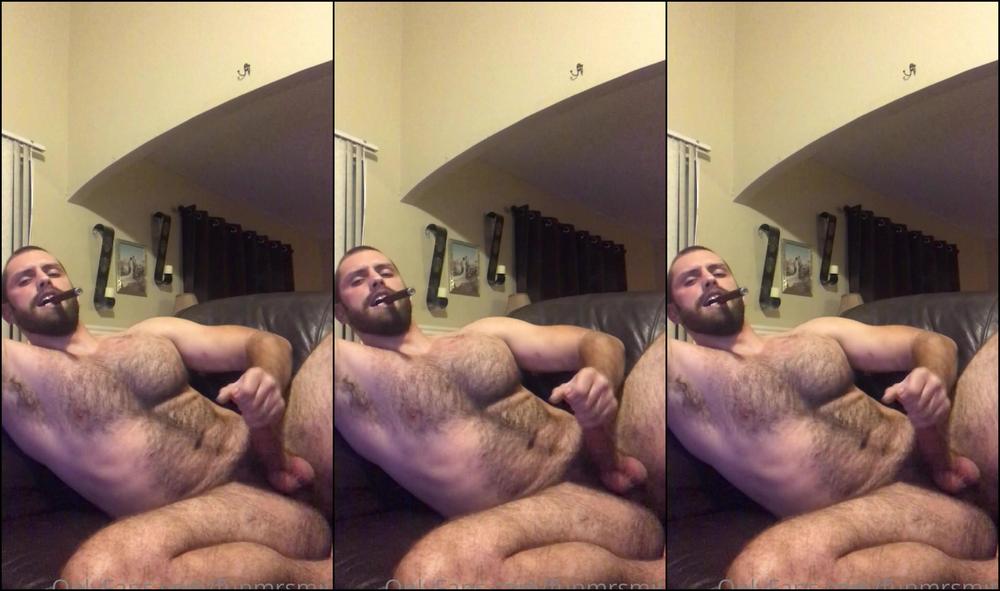 Funmrsmith Smoking A Cigar An Blowing A Load