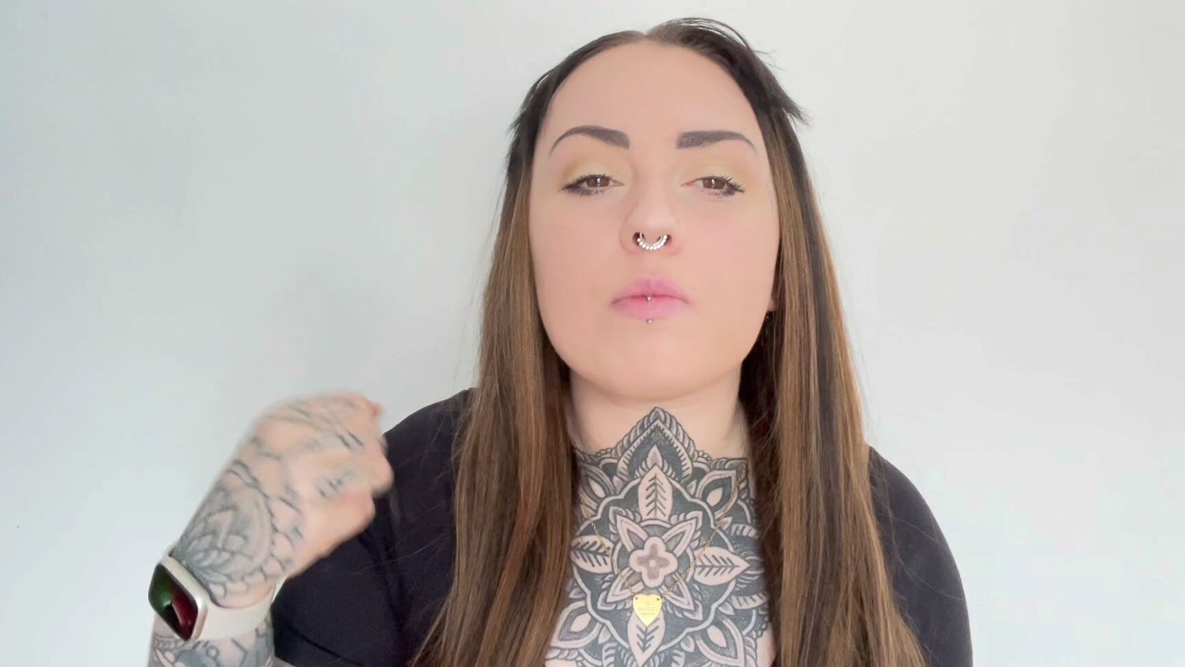"MissValentina" femdom, femdompov, jerkoffinstruction, joi, tattoos Cum On Your Goddesses Face JOI Manyvids
