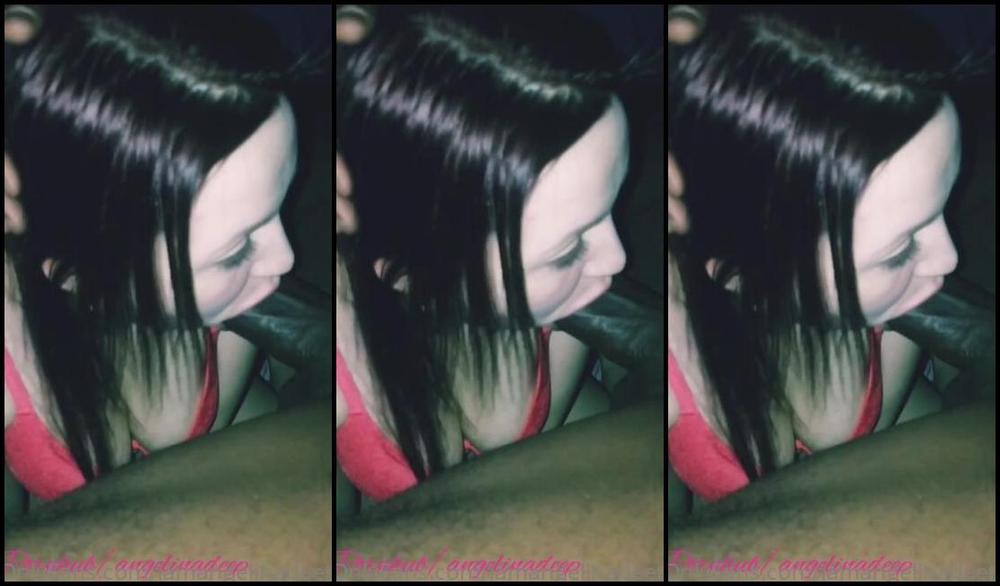 Iamangelinadeep Had To Take My Time Sucking This Big Black Dick Last Night