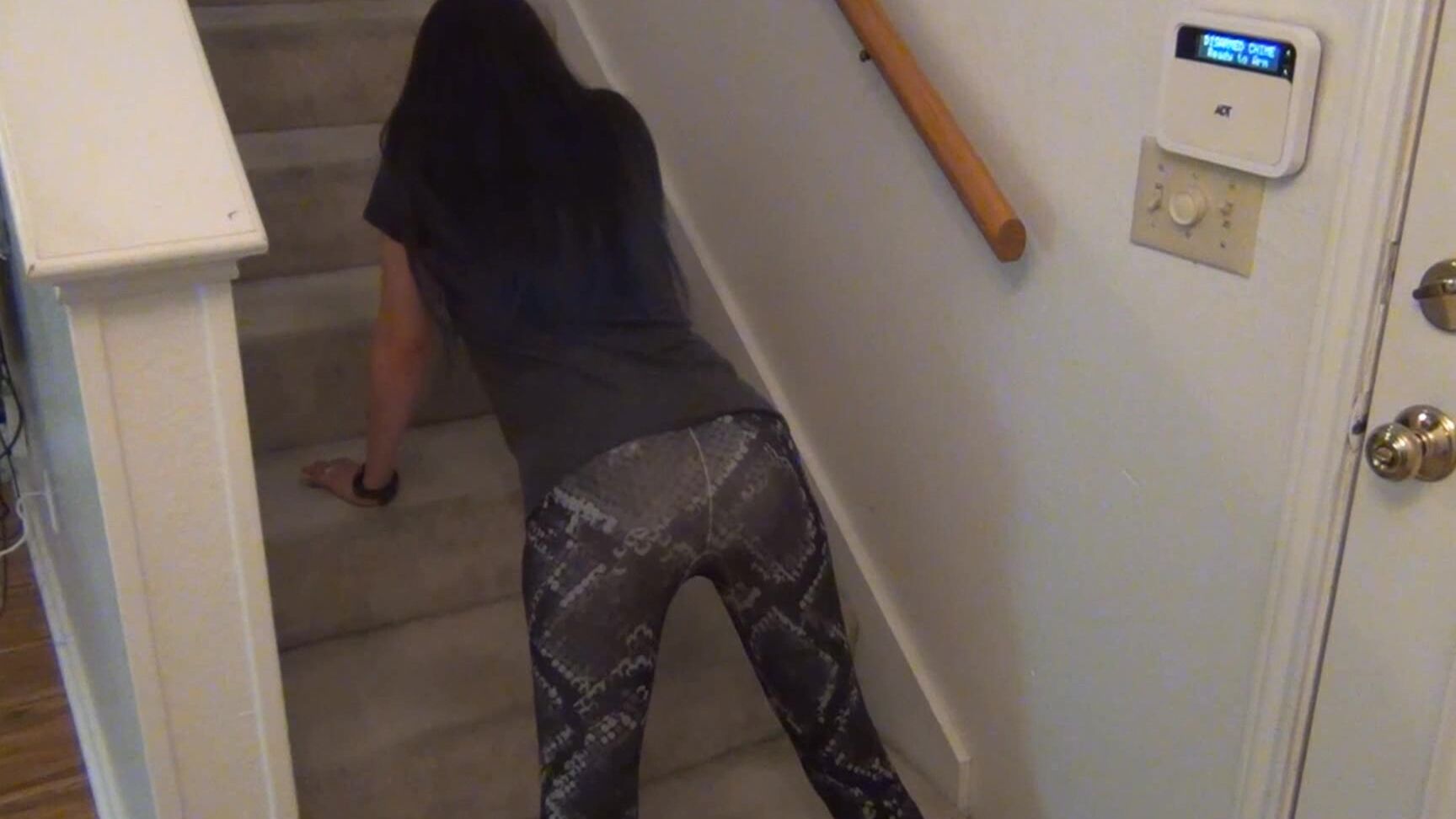 AS Danielle Spanked On The Stairs manyvids