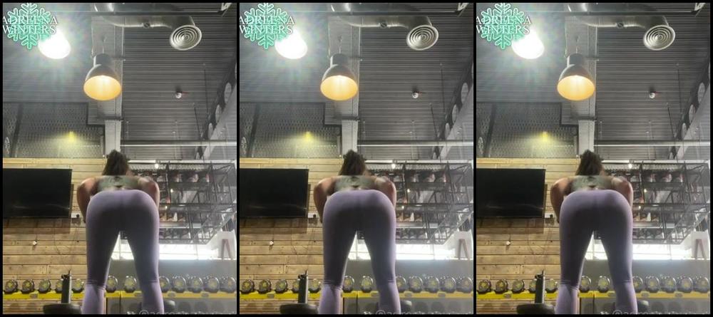 Adreenacuckoldress I Pop You Right Behind My Perfect Toned Ass Concealed In The Tightest Of Gym Leggings As