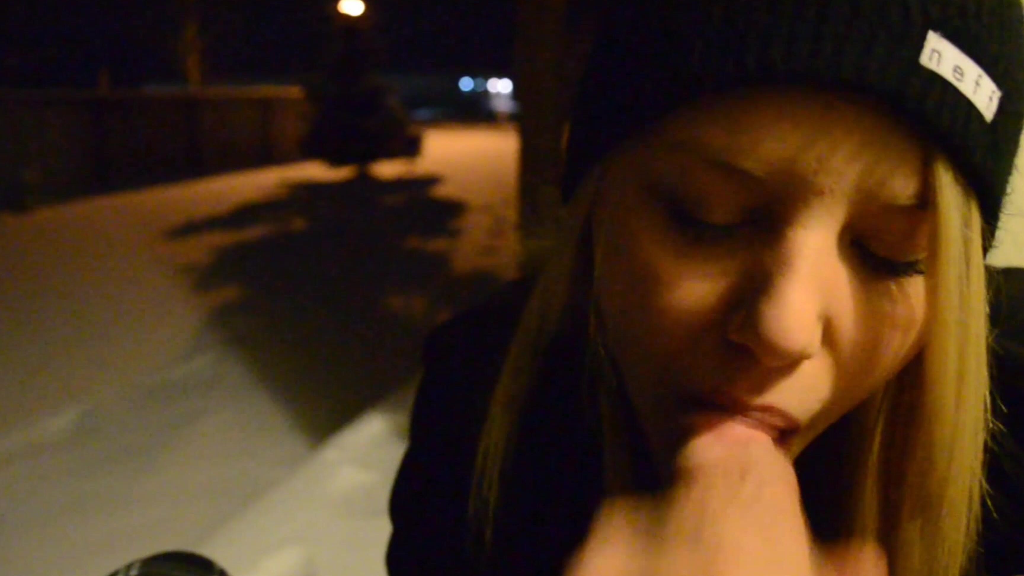 Blowjob, Outdoor Public Blowjobs, Outdoors, Public Outdoor, Big Dicks mya lane backyard bj winternight ManyVids