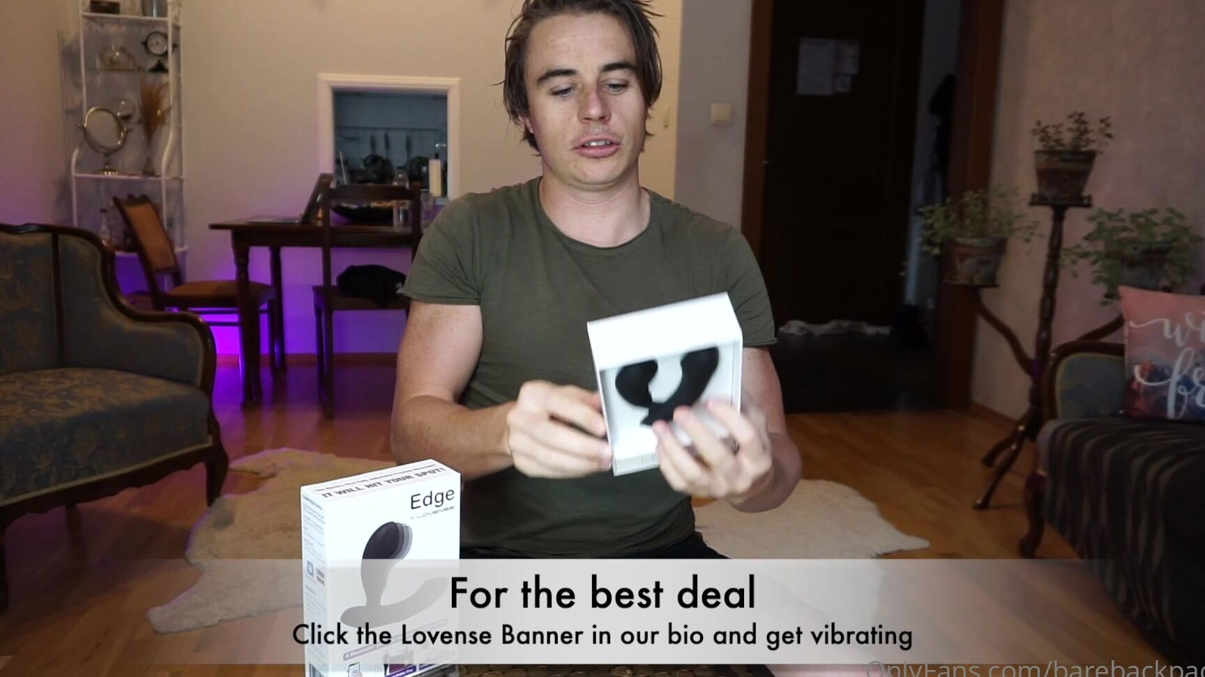 Barebackpackers Okay Guys Lee Just Made His First Ever Unboxing Vid Thanks To Lovense We Received The New