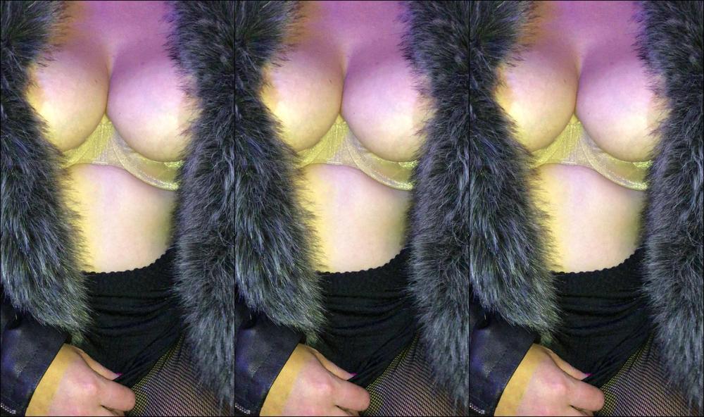 Onebadwife Wanking My Husband Off With A Furry Coat And My Tits Out Of My Bra You Can Just See My Ni