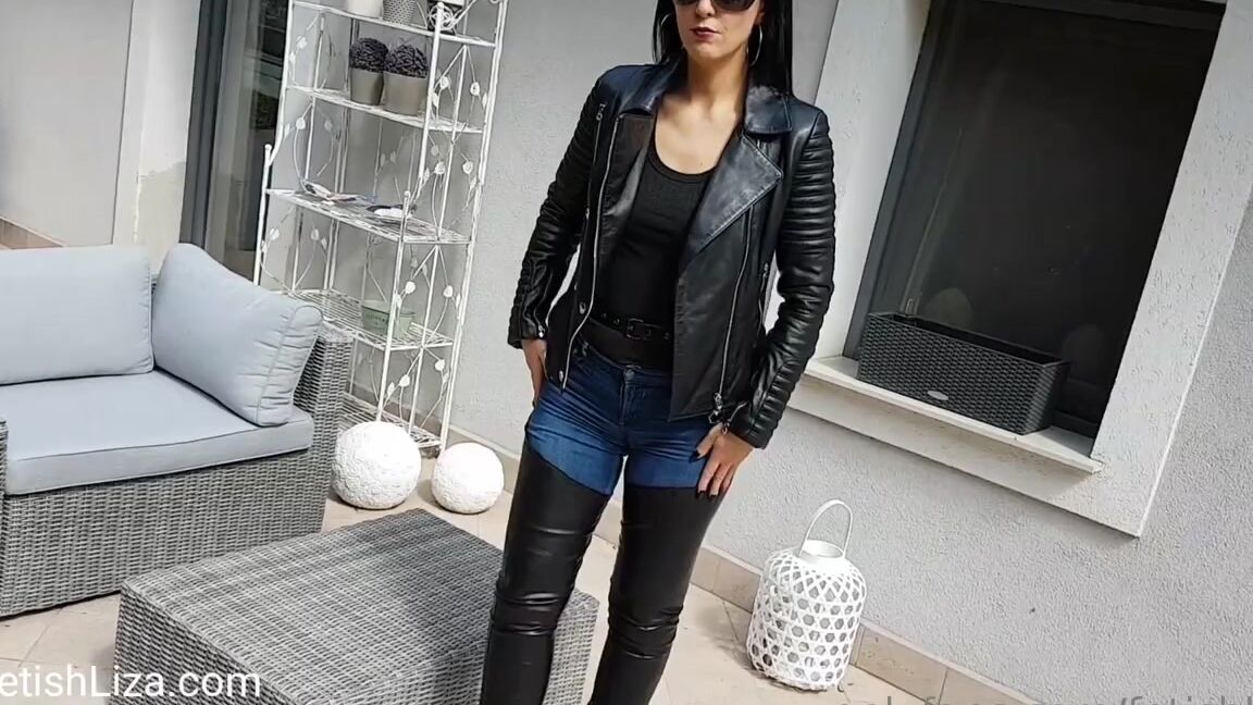 Fetishliza Onlyfans Worship My Leather Chap Boots Boot Slave Leatherboots Mistress Slavetraining