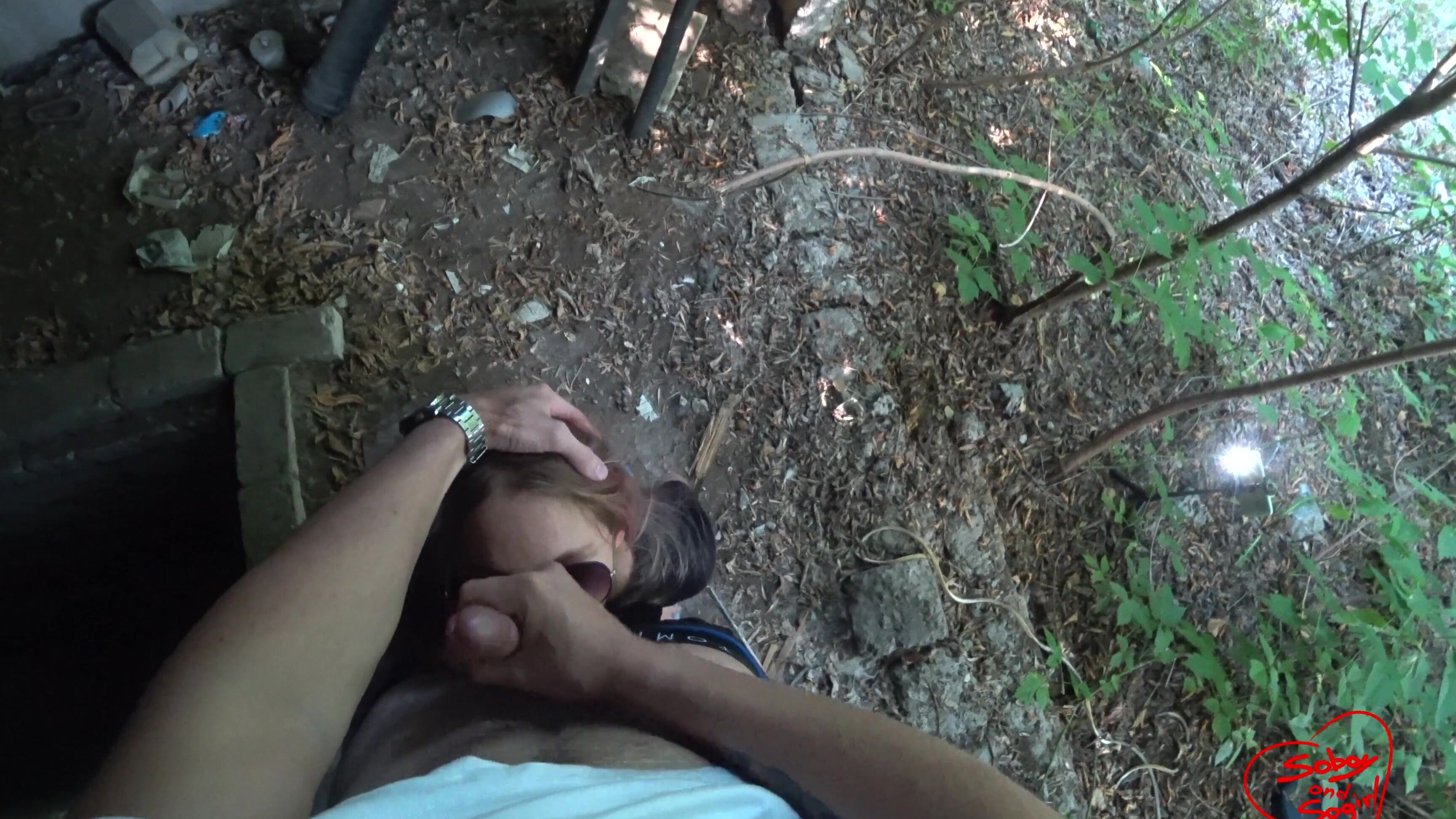 SOboyandSOgirl 08.Thug girl Sucks Cock and Eats Cum Outdoor   SOboyandSOgirl xhamster