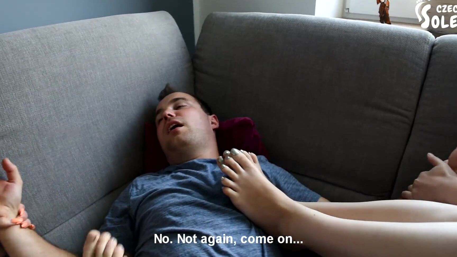 Czech Soles Tickling Game Turned To Tickling Spree (Tickling With Feet, Foot Worship, Foot Tickling, Two On One) Czech Soles