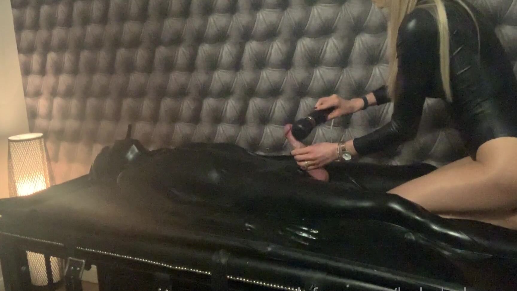 Nd Part Of An Min Video From Session Today With Vac Bed And So Much Tease