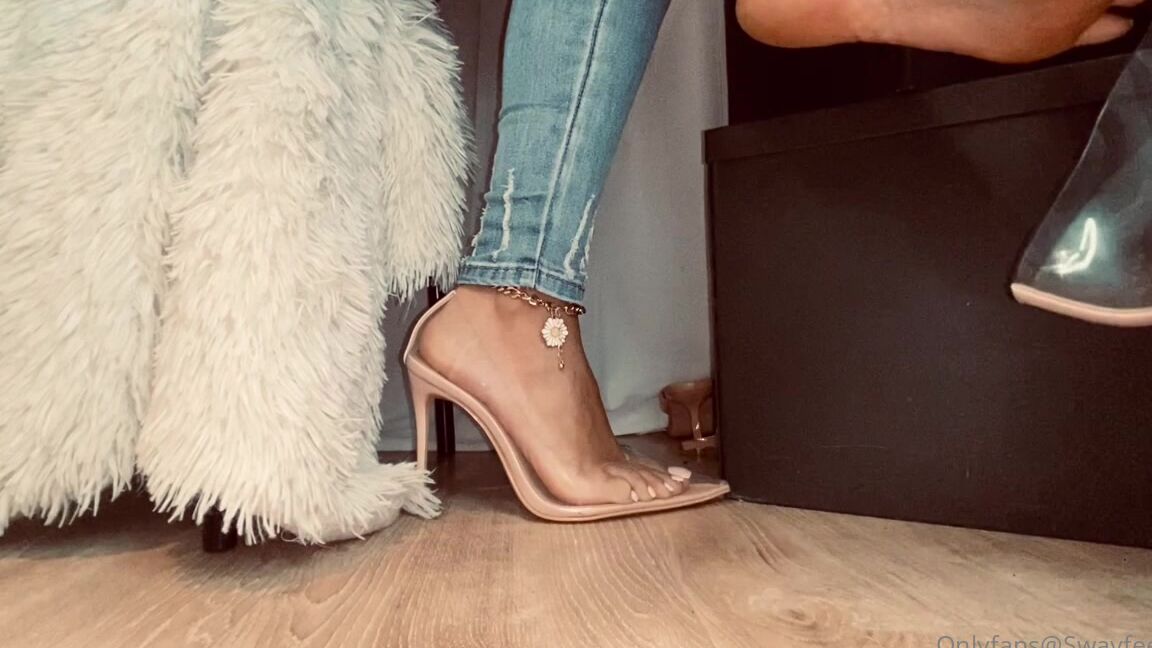 Underswaysfeet Hi New Shoes And Dangling