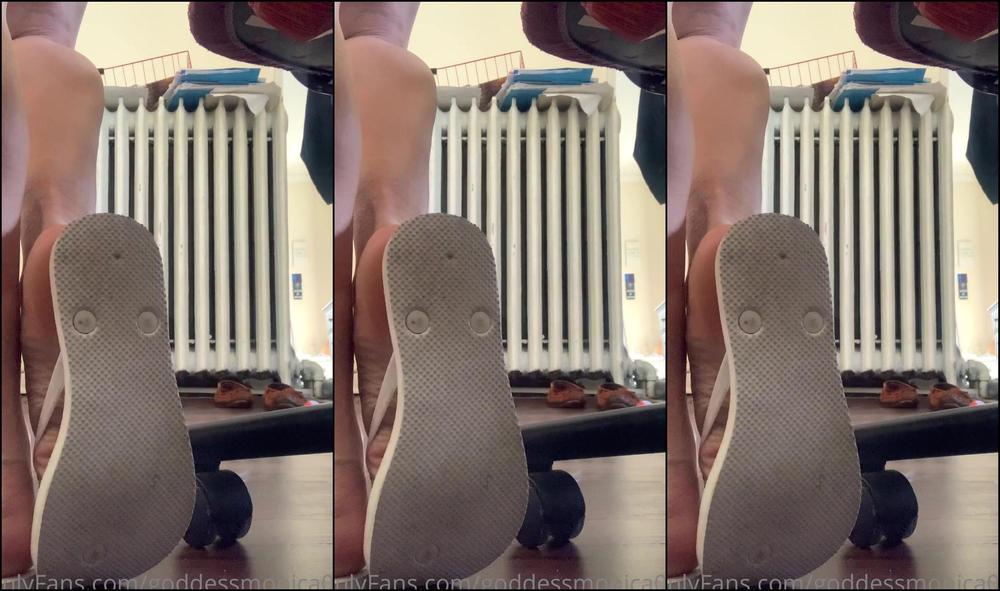 Goddessmonica W Fuck My Feet In Flip Flops