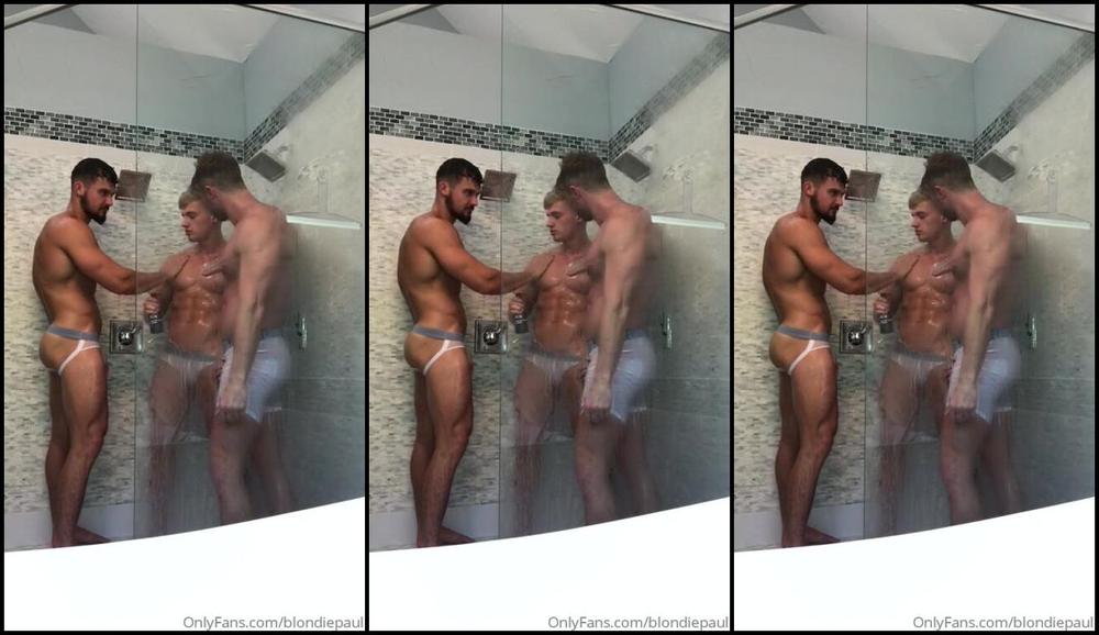 Blondiepaul Joining My Bro Mrmuscle In The Shower Would You Pick Up The Soap