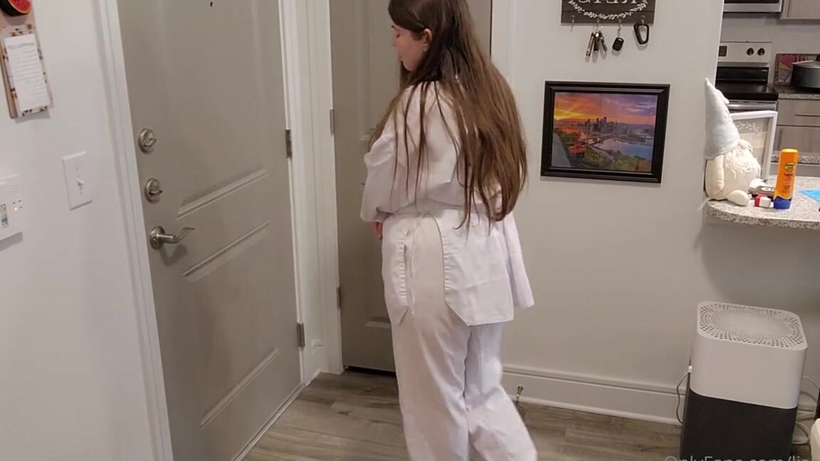 Lisaasmr Onlyfans First Karate Training Sesh Custom