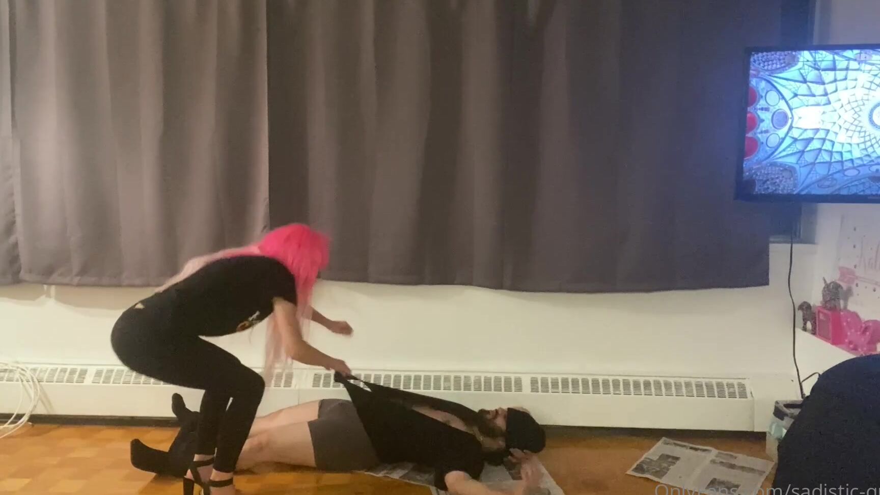 Sadistic Queen Extreme Ball Busting Trampling Massacre Hd Sadistic Smother Today I Put My Slave Th