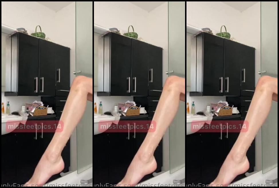 Alia Lizza Nicknamed Missfeetpics14 Onlyfans Come And Watch Me Clean My Dirty Feetlegs