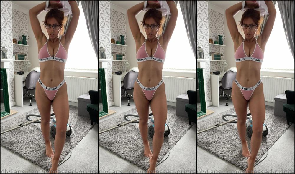 Repressed Princess Housework Strip Pics And Vids