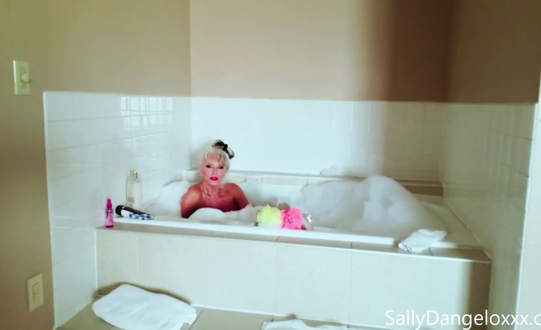 Sally Dangelo Voyeur Bubble Bath With Sally