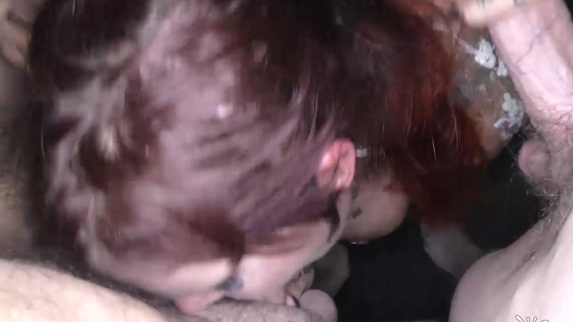 Big Tits, Deep Throat, Cumshot, Bukkake, Blowjob, Handjob AlexxaVice, Roxi Rose - Debut bukkake party for sweet Roxi Rose SiteRip